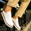 CH979 Santoni GBT Spor Erkek Ayakkabı BEYAZ/TABA