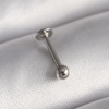 316L Çelik Gümüş Renk Topçuk Model Piercing