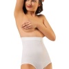Beyaz Kadın Dikişsiz Slip Korse - 780