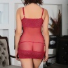 Bordo Dantel Gecelik - 689