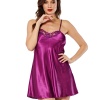 Mor Saten Gecelik - M-265