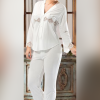 Ekru Penye Çeyizlik 6 Lı Set - 1537