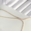 Pirinç Gold Renk Zirkon Taşlı Su Yolu Zirkon Taşlı Kadın Şahmeran