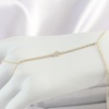 Pirinç Gold Renk Su Yolu Zirkon Taşlı Yonca Model Kadın Şahmeran