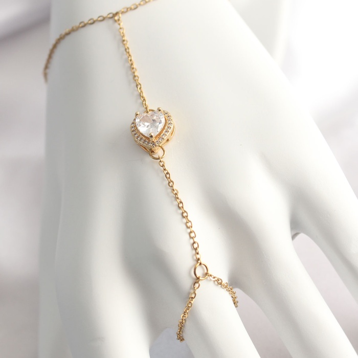 316L Çelik Gold Renk Kalp Model Şahmeran