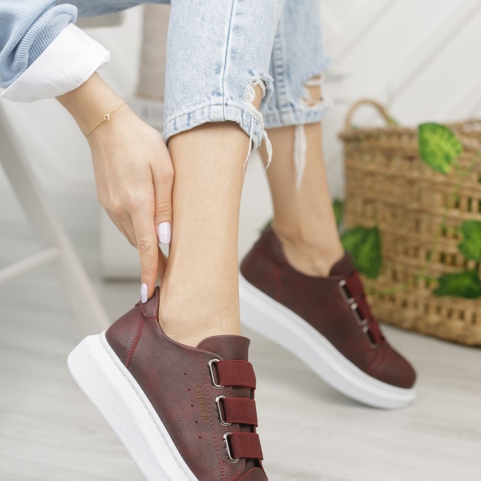 CH253 CBT Mirror Non Kadın Ayakkabı BORDO