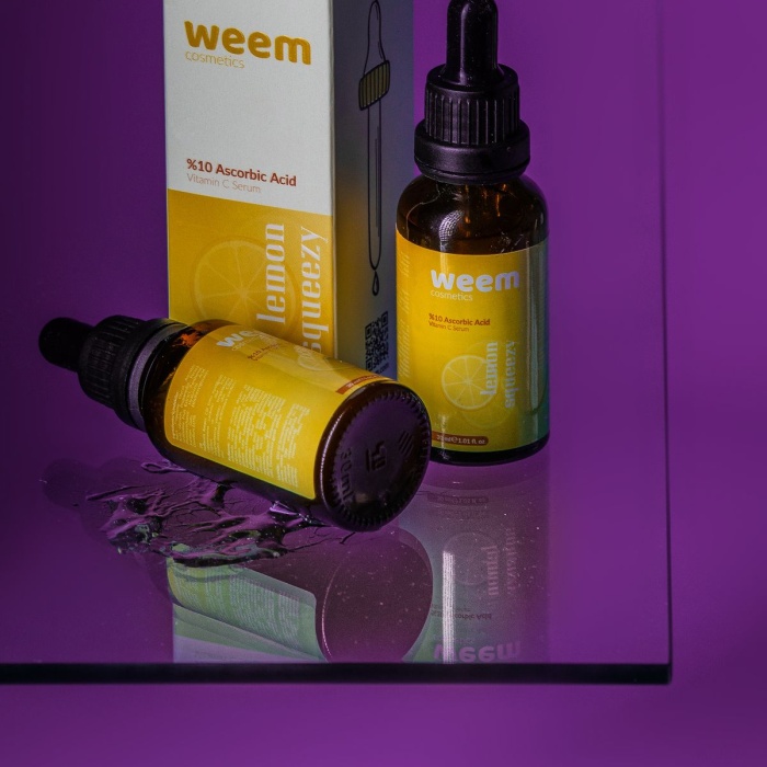 Aydınlatıcı Renk Tonu Eşitleyici C Vitamini Serum (%10 Ascorbic Acid)