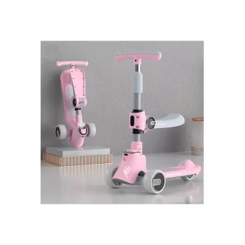 Ally Ayarlanabilir Yükseklik 3 Tekerlekli Çocuk Scooterı Katlanabilir Kaykay