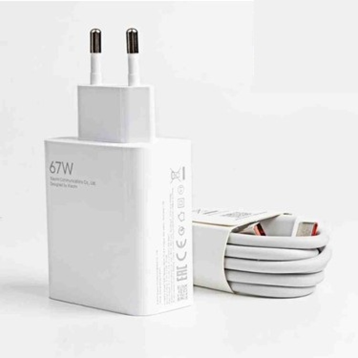 Xiaomi 67W Hızlı Şarj Cihazı | Type-C Kablosu Dahil | Turbo Charge Destekli Orijinal Adaptör Kutu Çıkması Ürün Kutusuzdur