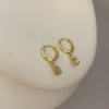14K Goldrengi Damla Taş Sallantılı Küpe