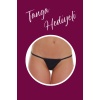 Sırt İpli Transparan Siyah Fantazi Gecelik TM1291