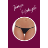 Sırt İpli Transparan Siyah Fantazi Gecelik TM1291