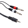3.5MM STEREO ERKEK/2X6.3MM MONO ERKEK 1.5 METRE KABLO (4172)