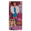 Nessiworld WG-66770 Parlak Elbiseli Ceketli Bebek 29 cm -Vardem