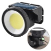 COB LED BEYAZ KIRMIZI SOLAR KAFA LAMBASI FENERİ TYPE-C ŞARJLI 73X77X55MM WH-8868B (4172)