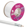 MAG RG6/U6 1.02 MM 80 TELLİ CCS MAKARALI ANTEN KABLOSU YERLİ ÜRETİM (100 METRE) (4172)