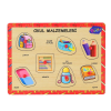 Nessiworld ONY-196-197 Ahşap Tutmalı Okul Malzemeleri -Onyıl Oyuncak