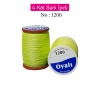 Oyalı 4 Kat Suni İpek İplik İğne Oyası Boncuk İpi Tığ Oyası No:1200