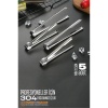Modacar Mini 12.5 cm Buz Maşası - Şeker Limon Maşası Kokteyl Servis Maşası 5 li PAKET 304 Paslanmaz Çelik