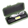 Wison Ws-5454 Taktik El Feneri Usb Şarj Edilebilir Kamp Feneri Cob Zumlanabilir Mini Taşınabilir El Feneri