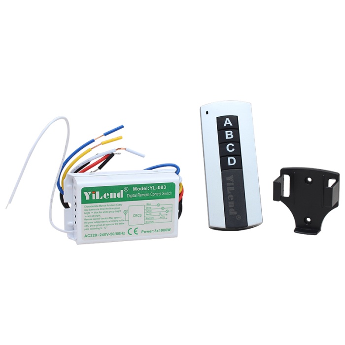 AVİZE KONTROL KUMANDASI 4 TUŞLU 4 KANAL (220 VOLT) (4172)
