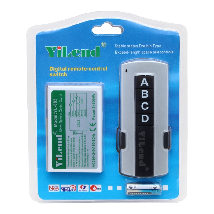 AVİZE KONTROL KUMANDASI 4 TUŞLU 4 KANAL (220 VOLT) (4172)