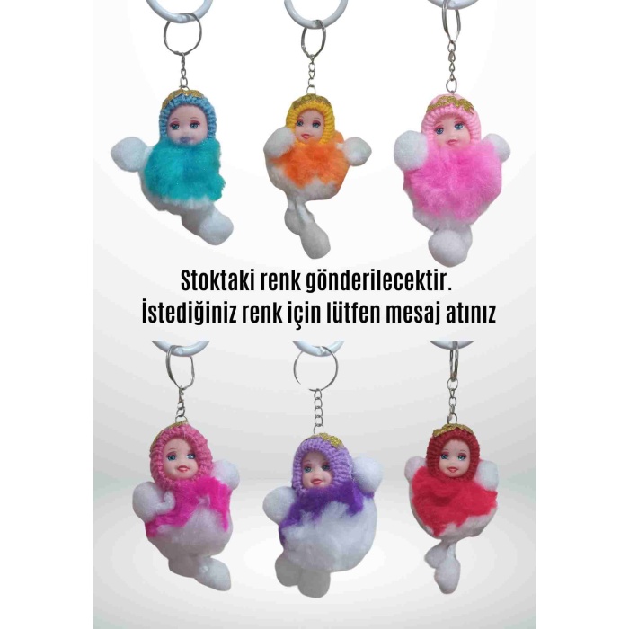 Anahtarlık Bebek Modeli Peluş - Şirin Tasarım