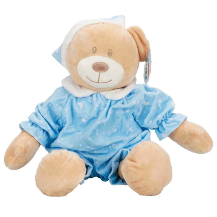 Çocuk 4761 Pijamalı Peluş Ayı 30 cm -Sunman