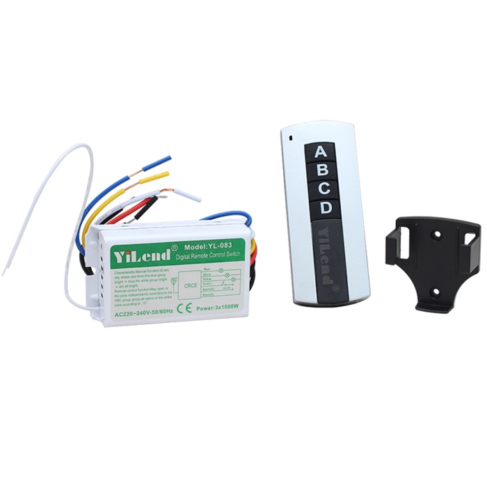 AVİZE KONTROL KUMANDASI 4 TUŞLU 4 KANAL (220 VOLT) (4172)