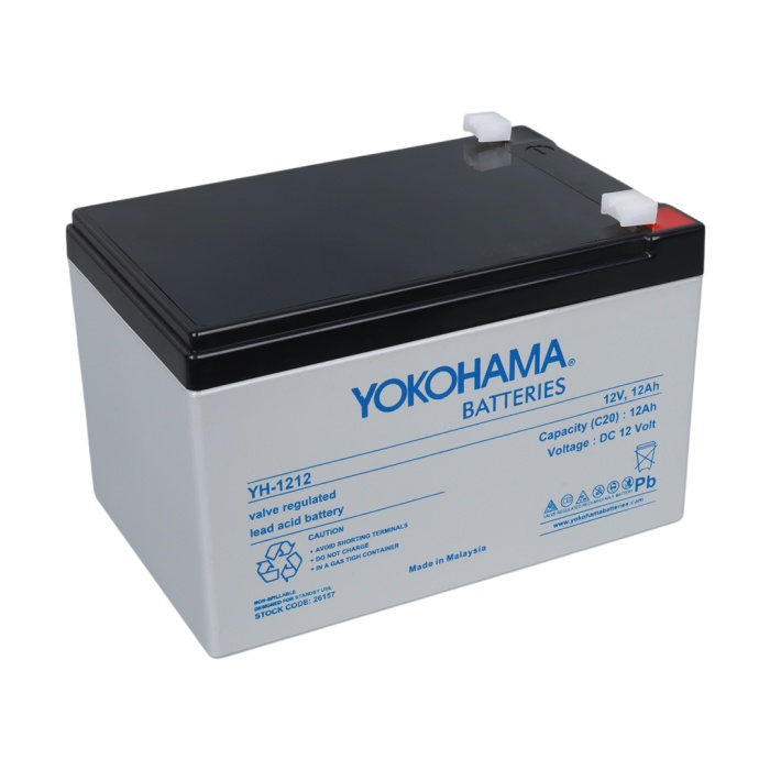 YOKOHAMA YH-1212 12 VOLT - 12 AMPER KURU AKÜ (151 X 98 X 95 MM) (4172)