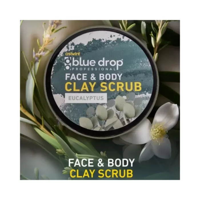 Blue Drop Okaliptüs Killi Yüz ve Vücut Scrub, Peeling 480 ml