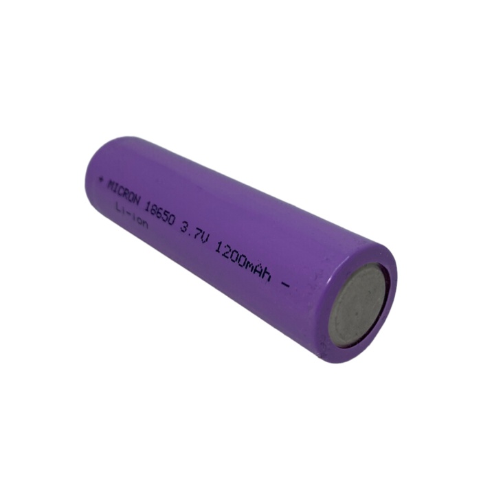 3.7V 1200 MAH LI-ON 18650 BAŞLIKLI SARJ EDİLEBİLİR PİL (4172)