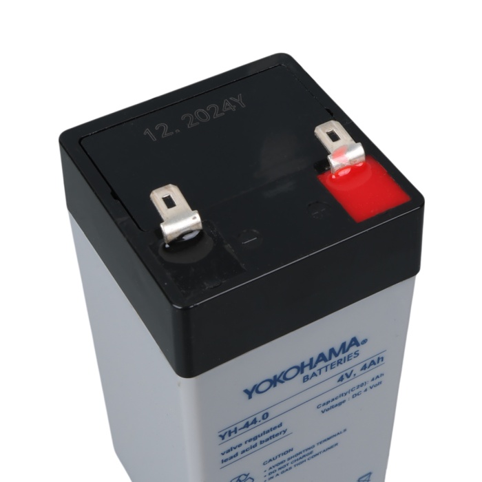 YOKOHAMA YH-44.0 4 VOLT - 4 AMPER DİK KURU AKÜ (46 X 46 X 100 MM) (4172)