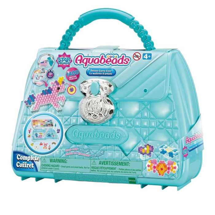 AquaBeads Çantalı Delüks Set 1400 Parça Çocukların Yaratıcılığını Destekleyen Set
