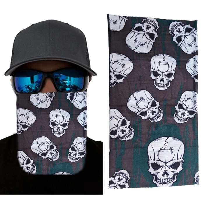 Motorcu Boyunluk Baf Buff Bandana 25x48 cm Model 4 (4172)