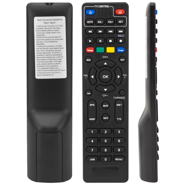 SUNGATE SUNPLUS ASTRA FALCON FULL HD UYDU ALICI KUMANDASI (4172)