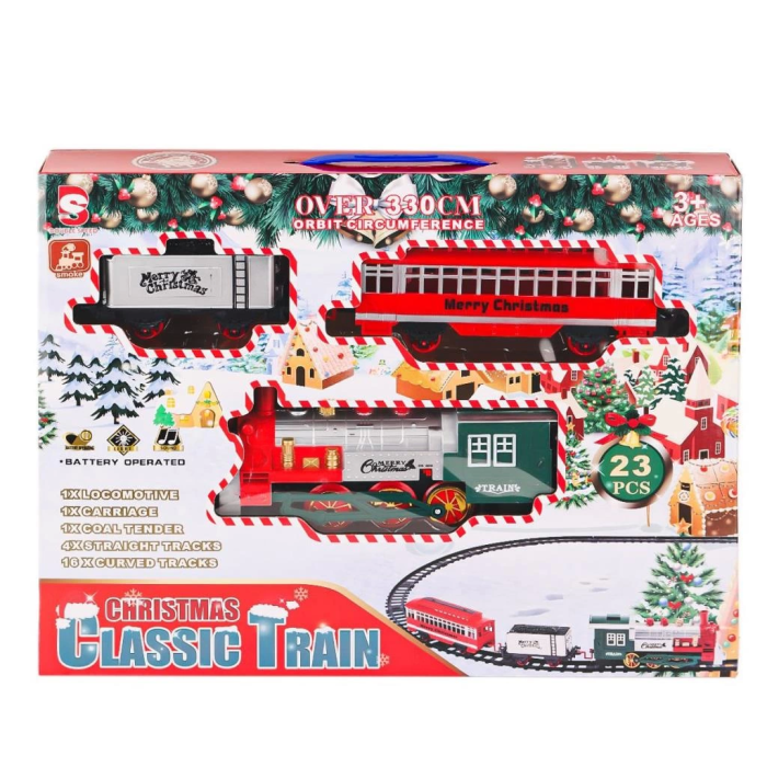 Nessiworld 8513A Işıklı Dumanlı Yılbaşı Tren Seti -Karsan Oyuncak