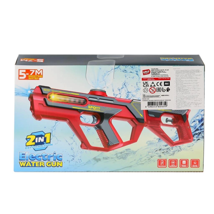 Nessiworld 1003 Şarjlı Işıklı Su Tabancası 2IN1