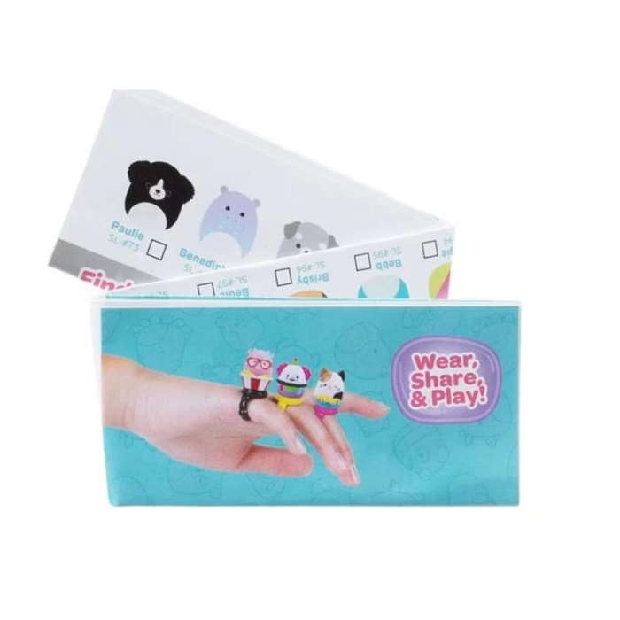 Nessiworld AL0001-1 Squish-a-longs 2 Figür + Yüzük Sürpriz Paket 24lü Display  Seri 1