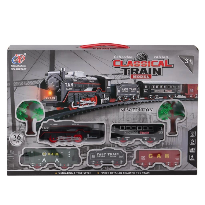 Nessiworld JHX6687 Sesli Işıklı Tren 26 Parça