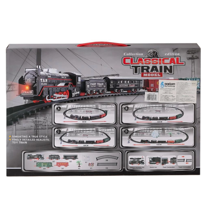 Nessiworld JHX6687 Sesli Işıklı Tren 26 Parça