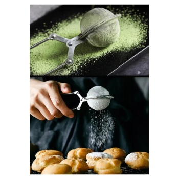 Pratik Paslanmaz Çelik Un Kakao Pudra Şekeri EleğiMaşalı Bitki Çayı Demleme Süzgeci