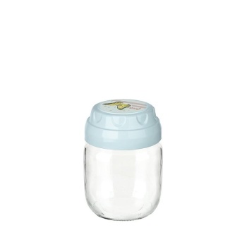 Vintage Dekoratif Desenli Cam Kavanoz 425ml 143 oz