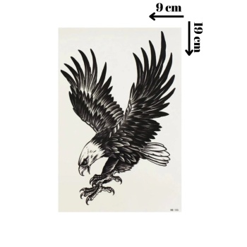 Kartal Geçici Dövme Şablonu FF037