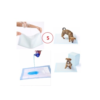 Yıkanabilir Köpek Çiş Pedi 90 X 60 Cm 5li Paket