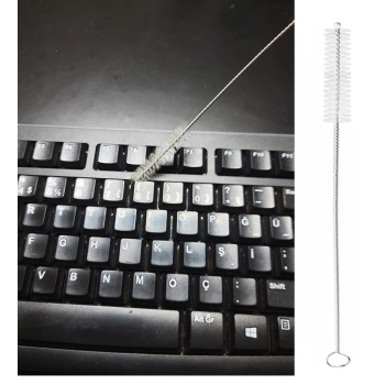 3 Lü Pratik Fırça Esnek Bükülebilir Klavye Mouse Arası Temizlik Fırçası