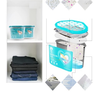 600 ML Nem Alıcı Rutubet Giderici Aparat Limonlu Mutfak Salon Banyo Küf Koku Alıcı Granül