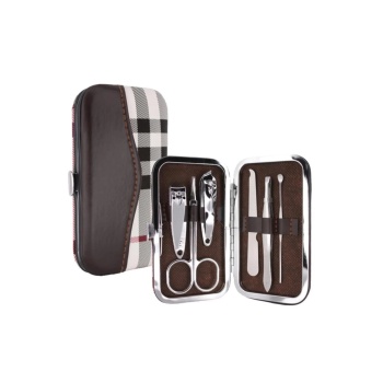 6 Parça Profesyonel Manikür SetiTırnak Makası- Kaş Makas- Cımbız Törpü Seti