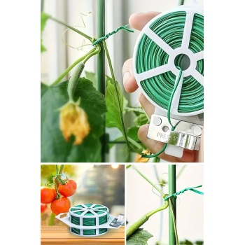 50 Metre Çok Amaçlı Bitki Saksı Kablo Sabitleme Teli