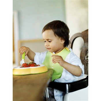 Dökülme Önleyici Boyun Silikon Bebek Mama Önlüğü